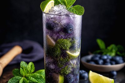 Blueberry mojito