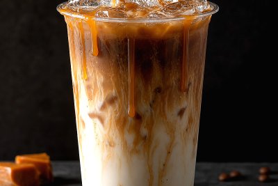 Ice Carmel macchiato