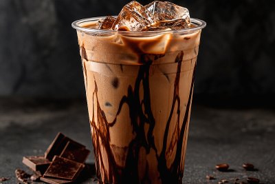 Ice mocha latte