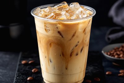 Ice vanilla latte