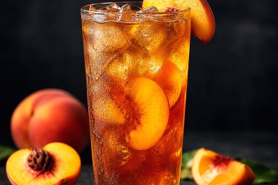 Peach ice tea