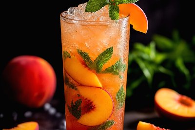 Peach mojito